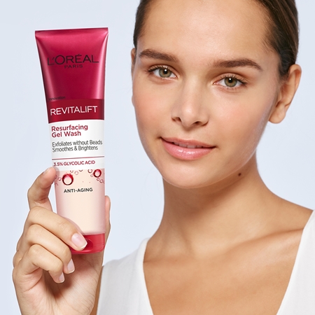 L’Oréal Paris Revitalift Glycolic exfoliante de limpeza em gel