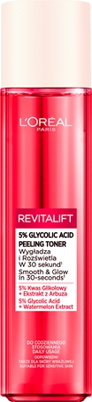 L’Oréal Paris Revitalift Glycolic peeling toner Exfolierande toner