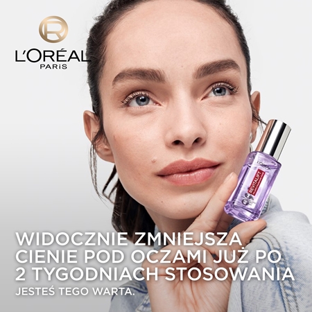 L’Oréal Paris Revitalift Filler rozjaśniające serum pod oczy z kwasem hialuronowym