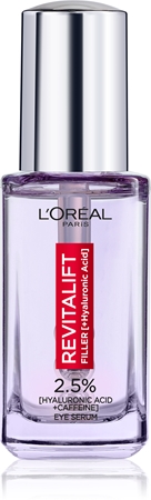 L’Oréal Paris Revitalift Filler rozjasňující oční sérum s kyselinou hyaluronovou