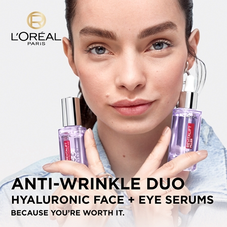 L’Oréal Paris Revitalift Filler sérum illuminateur yeux à l'acide hyaluronique