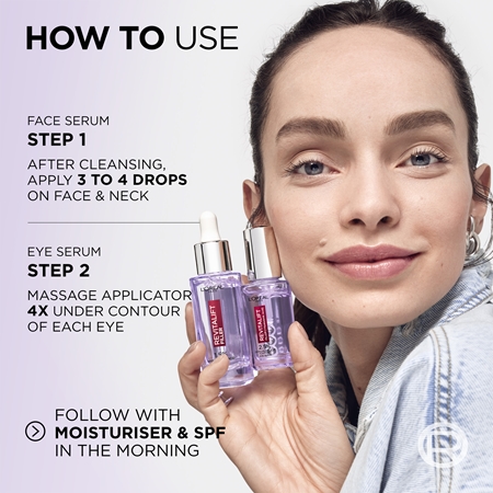 L’Oréal Paris Revitalift Filler sérum illuminateur yeux à l'acide hyaluronique