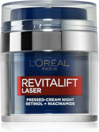L’Oréal Paris Revitalift Laser Pressed Cream krem na noc przeciw starzeniu skóry
