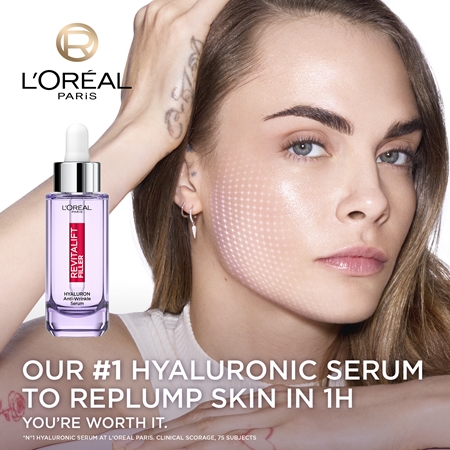 L’Oréal Paris Revitalift Filler ser antirid cu acid hialuronic