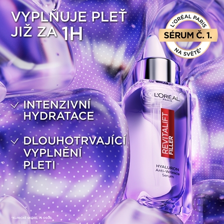 L’Oréal Paris Revitalift Filler sérum proti vráskám s kyselinou hyaluronovou