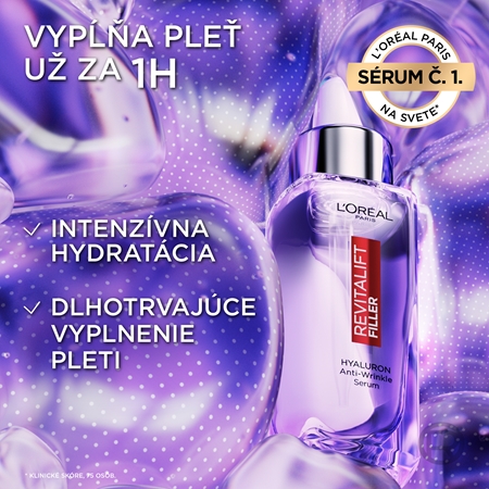 L’Oréal Paris Revitalift Filler sérum proti vráskam s kyselinou hyalurónovou