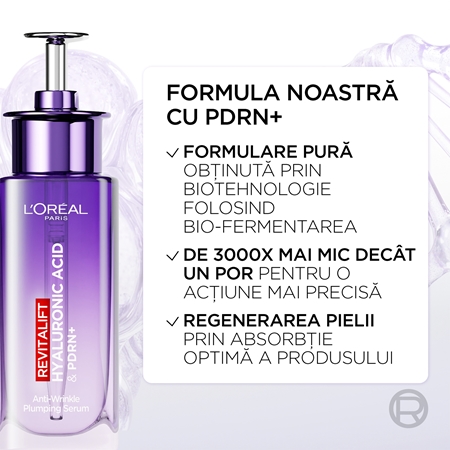 L’Oréal Paris Revitalift Filler ser antirid cu acid hialuronic