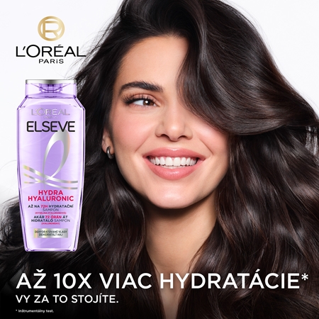 L’Oréal Paris Elseve Hyaluron Plump hydratačný šampón s kyselinou hyalurónovou