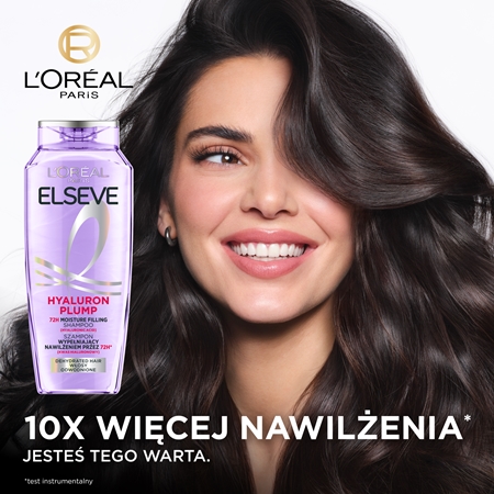 L’Oréal Paris Elseve Hyaluron Plump szampon nawilżający z kwasem hialuronowym