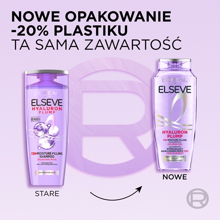 L’Oréal Paris Elseve Hyaluron Plump szampon nawilżający z kwasem hialuronowym