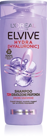 L’Oréal Paris Elvive Hydra Hyaluronic intenzivně hydratační šampon pro všechny typy vlasů