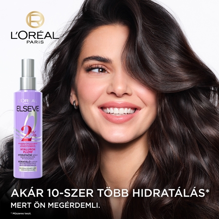 L’Oréal Paris Elseve Hyaluron Plump szérum a hajra hialuronsavval