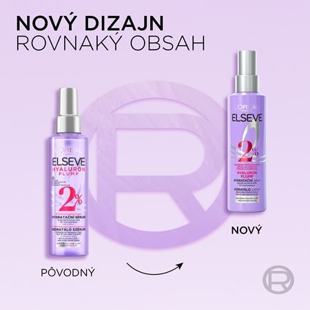 L’Oréal Paris Elseve Hyaluron Plump sérum na vlasy s kyselinou hyalurónovou