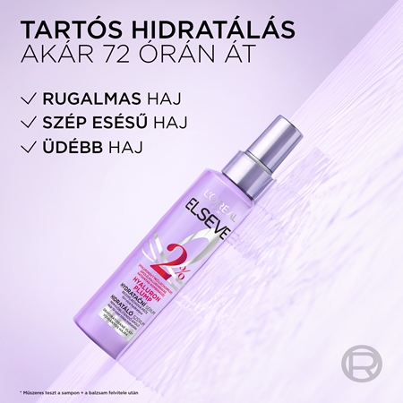 L’Oréal Paris Elseve Hyaluron Plump szérum a hajra hialuronsavval