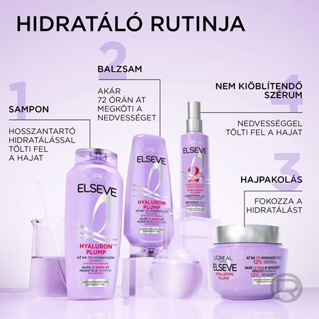 L’Oréal Paris Elseve Hyaluron Plump szérum a hajra hialuronsavval