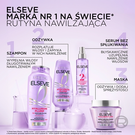 L’Oréal Paris Elseve Hyaluron Plump serum do włosów z kwasem hialuronowym
