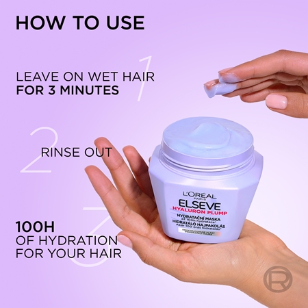 L’Oréal Paris Elseve Hyaluron Plump Hair Mask with hyaluronic acid