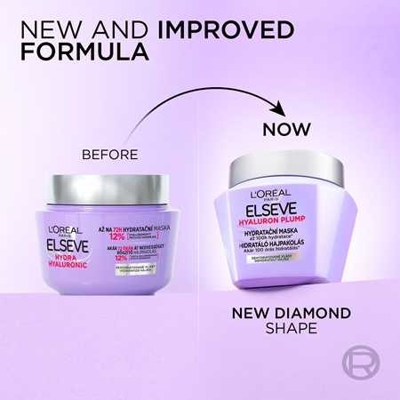L’Oréal Paris Elvive Hyaluron Plump maschera per capelli con acido ialuronico