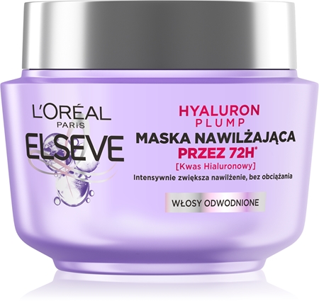 L’Oréal Paris Elseve Hyaluron Plump plaukų kaukė su hialurono rūgštimi