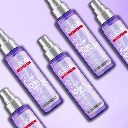 L’Oréal Paris Elseve Color-Vive Purple спрей без отмиване за всички видове руса коса