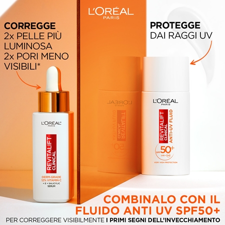 L’Oréal Paris Revitalift Clinical siero viso con vitamina C