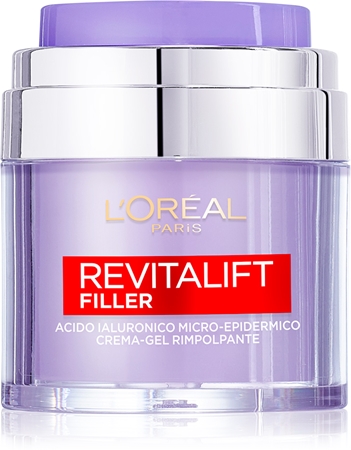 L’Oréal Paris Revitalift Filler Pressed Cream crema leggera con acido ialuronico