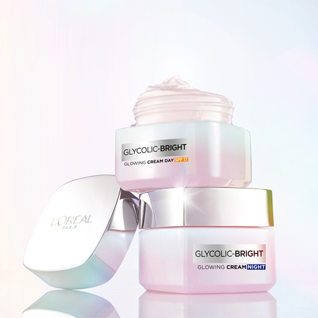 L’Oréal Paris Glycolic-Bright rozjaśniający krem na dzień z filtrem UV