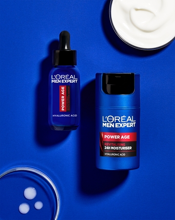 L’Oréal Paris Men Expert Power Age gaivinamasis kremas su hialurono rūgštimi