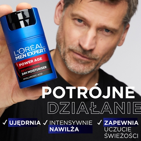 L’Oréal Paris Men Expert Power Age krem rewitalizujący z kwasem hialuronowym