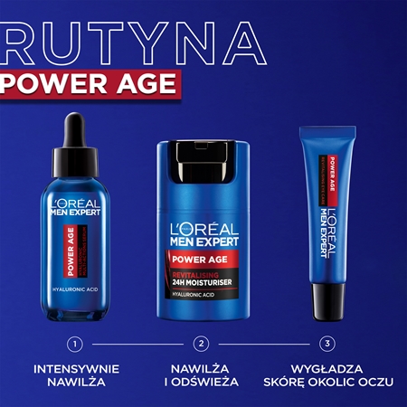 L’Oréal Paris Men Expert Power Age krem rewitalizujący z kwasem hialuronowym