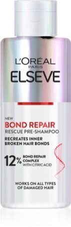 L’Oréal Paris Elseve Bond Repair nega pred šamponiranjem z regeneracijskim učinkom