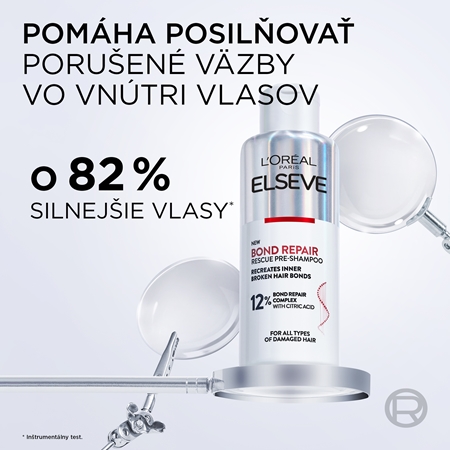 L’Oréal Paris Elseve Bond Repair pred-šampónová starostlivosť s regeneračným účinkom