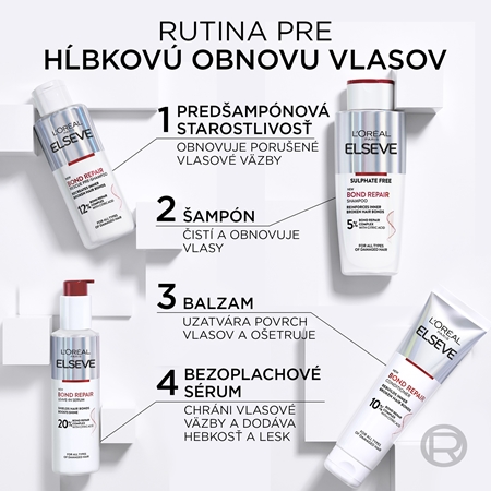 L’Oréal Paris Elseve Bond Repair regeneračný šampón pre poškodené vlasy
