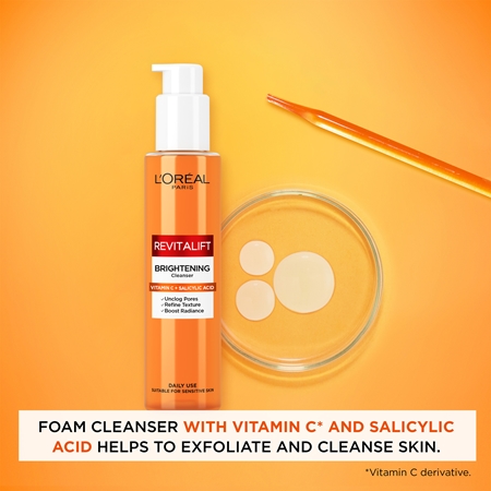 L’Oréal Paris Revitalift Vitamin C foam cleanser for the face