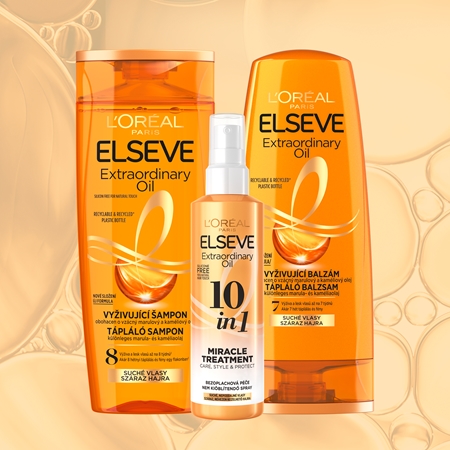 L’Oréal Paris Elseve Extraordinary Oil soin sans rinçage pour cheveux secs et indisciplinés
