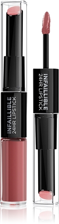 L’Oréal Paris Infallible 24H μακράς διαρκείας κραγιόν και λιπ γκλος 2 σε 1