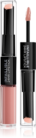 L’Oréal Paris Infallible 24H μακράς διαρκείας κραγιόν και λιπ γκλος 2 σε 1