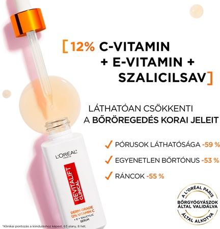 L’Oréal Paris Revitalift Clinical szérum 12% tiszta C-vitaminnal
