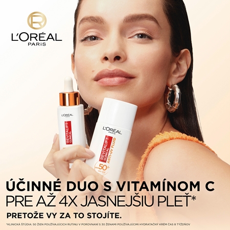L’Oréal Paris Revitalift Vitamin C pleťové sérum s 12% čistého vitamínu C