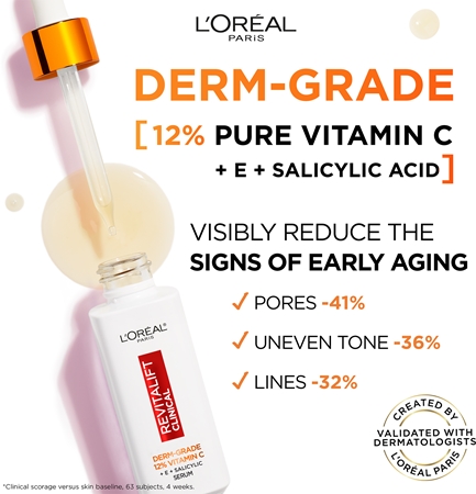 L’Oréal Paris Revitalift Vitamin C sérum visage à la vitamine C