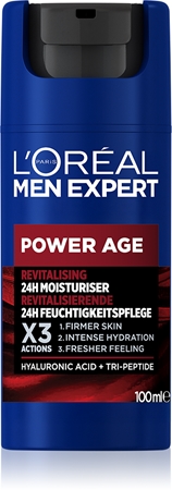 L’Oréal Paris Men Expert Power Age αναζωογονητική κρέμα με υαλουρονικό οξύ