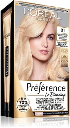 L’Oréal Paris Préférence Le Blonding farba do włosów do rozjaśniania włosów
