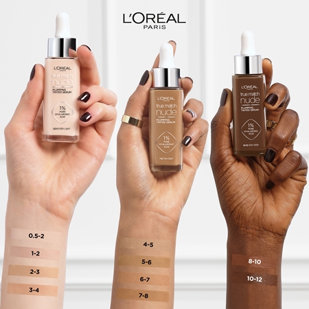 L’Oréal Paris True Match Nude Plumping Tinted Serum Serum zum vereinheitlichen der Hauttöne
