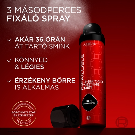 L’Oréal Paris Infaillible 36H sminkfixáló spray