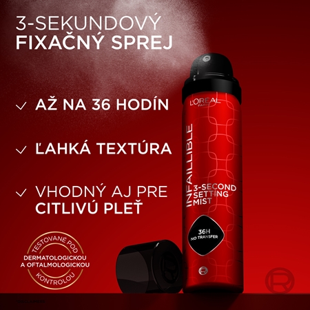 L’Oréal Paris Infaillible 36H fixačný sprej na make-up