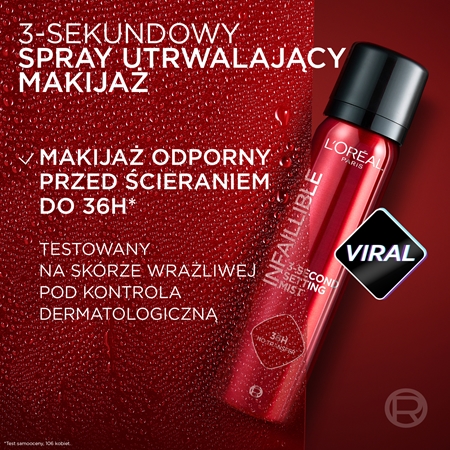L’Oréal Paris Infaillible 36H spray utrwalający makijaż