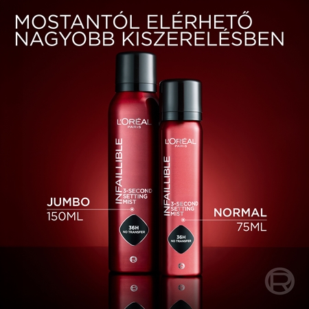 L’Oréal Paris Infaillible 36H sminkfixáló spray