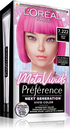 L’Oréal Paris Préférence Meta Vivids poolpüsivärv (semi-permanent)