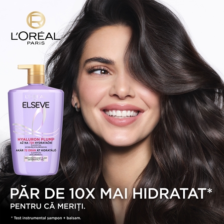 L’Oréal Paris Elseve Hyaluron Plump sampon hidratant cu acid hialuronic