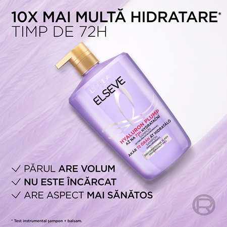 L’Oréal Paris Elseve Hyaluron Plump sampon hidratant cu acid hialuronic